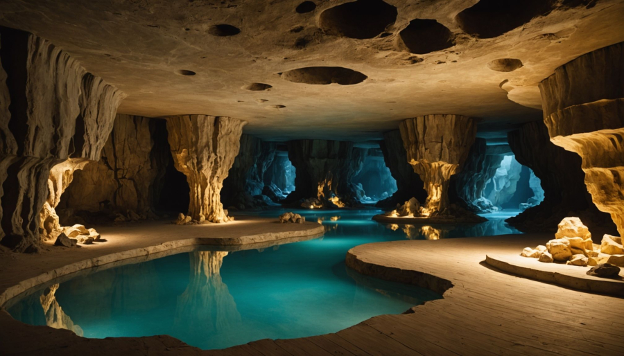 Grottes du lot à visiter : formations rocheuses, salles souterraines avec le camping les granges
